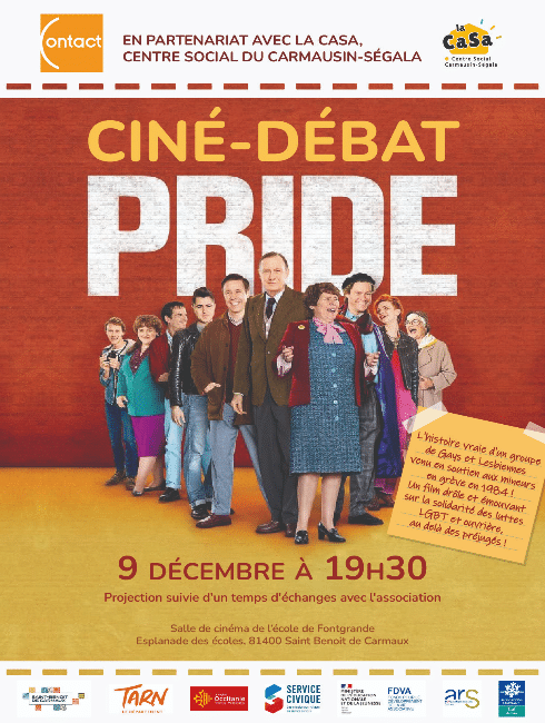 Affiche ciné-débat Carmaux 9 décembre