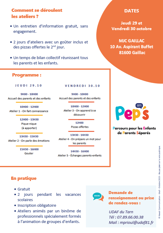 PEP’S – Parcours pour les Enfants de Parents Séparés